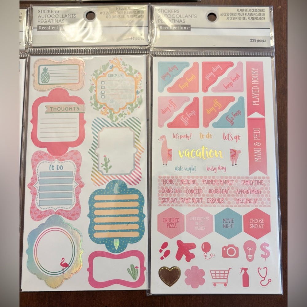 Recollections Planner Stickers 7 Packs - Picture 5 of 5